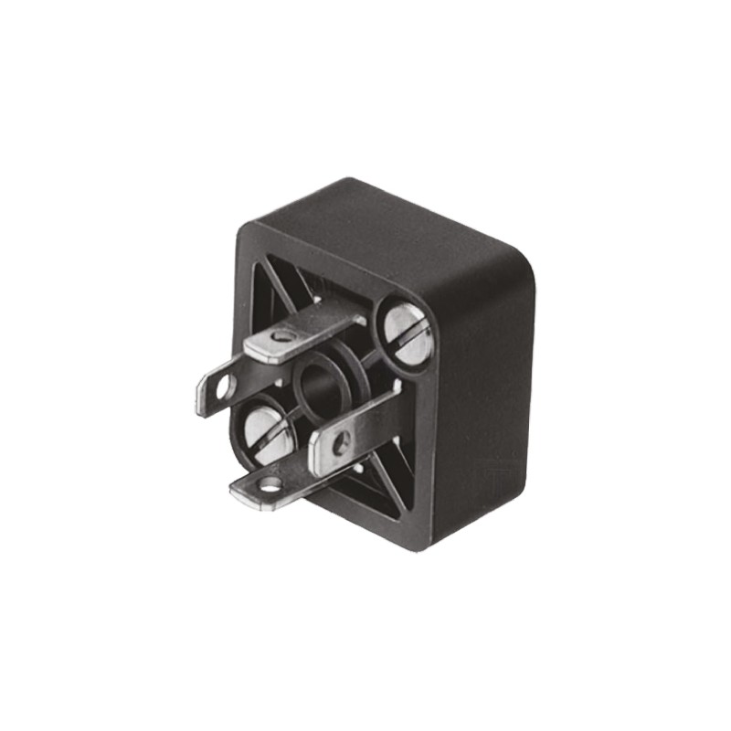 1 Pack of 5 - Hirschmann GSSNA 300 3P+E DIN 43650 C, Male Heavy Duty Power Connector, No, 250 V ac/dc Voltage