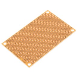 1 pcs - Matrix Board FR1 1mm Holes, 2.54 x 2.54mm Pitch, 72 x 47 x 1.6mm