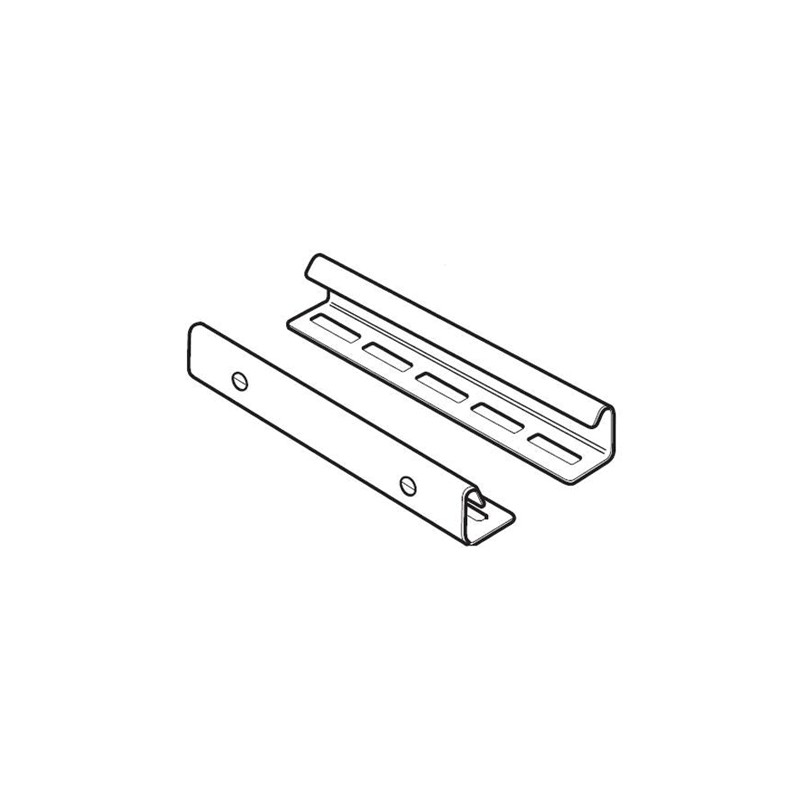 1 Pair - Legrand Medium Duty Coupler Set Pre-Galvanised Steel Cable Tray Accessory, 25mm Depth