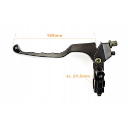 Left clutch lever with Romet Zetka 125 mounting