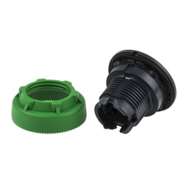 1 pcs - Schneider Electric Harmony ZB5 Series Green Momentary Push Button Head, 30mm Cutout, IP66, IP67, IP69K