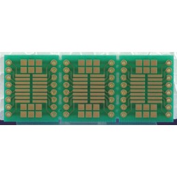 1 pcs - SSP-122, 48 Way Double Sided Extender Board Converter Board FR4 57.24 x 22.86 x 1mm