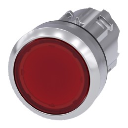 1 pcs - Siemens SIRIUS ACT Series Red Momentary Push Button Head, 22mm Cutout, IP66, IP67, IP69K