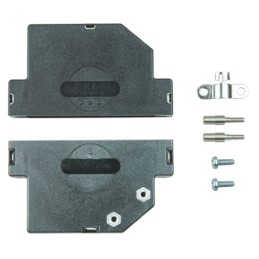 1 pcs - FCT from Molex FKI Series PET Angled D Sub Backshell, 37 Way