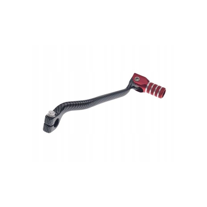 Gear lever honda cr250r red carbo motogeneric
