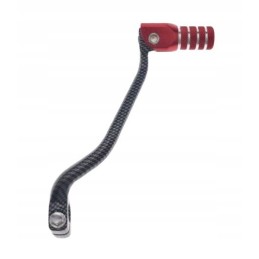 Gear lever honda cr250r red carbo motogeneric