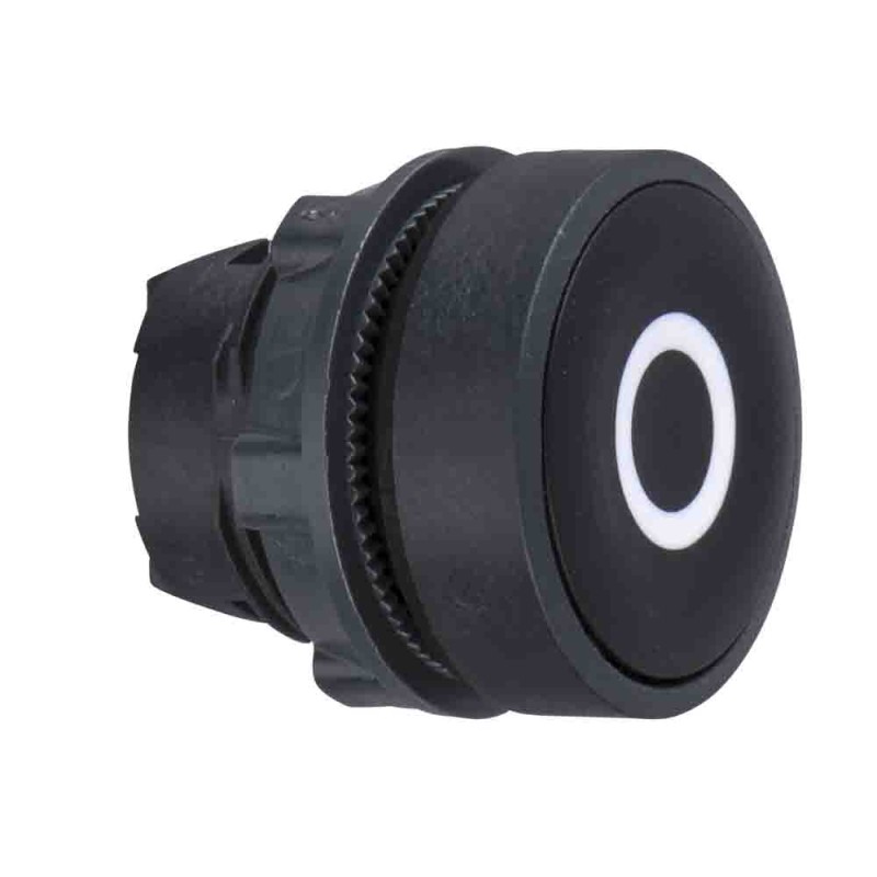1 pcs - Schneider Electric Harmony XB5 Series Black Momentary Push Button Head, 22mm Cutout