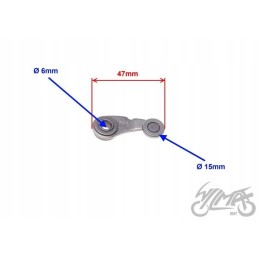 Gear shift lever atv 250 stxe motogeneric