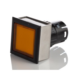 1 pcs - EAO Yellow Momentary Push Button Head, IP65