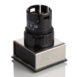 1 pcs - EAO Yellow Momentary Push Button Head, IP65