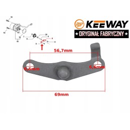 Keeway starter small gear lever, original