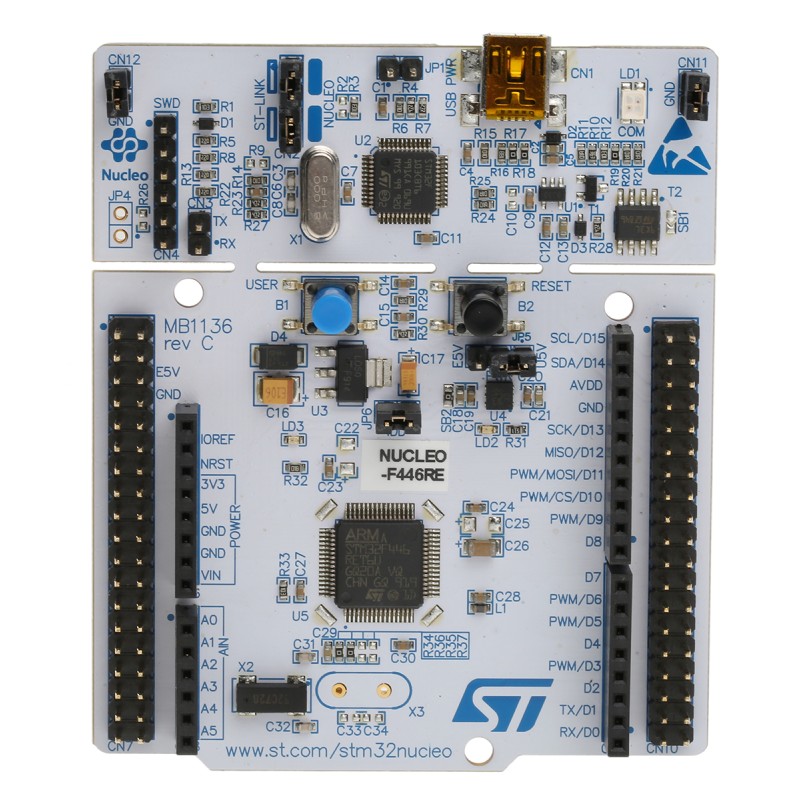 1 pcs - STMicroelectronics STM32 Nucleo-64 MCU Development Board NUCLEO-F446RE