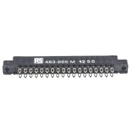 1 pcs - Cinch Edge Connector, 18-Contacts, 3.96mm Pitch, 2-Row, Solder Termination