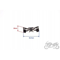 Brake pad spring rog4101 zc4101 motogeneric