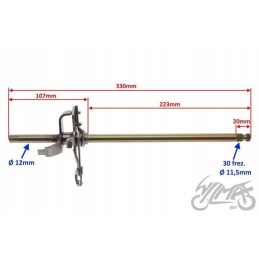 Gear change shaft atv bashan bs250s 5 motogeneric