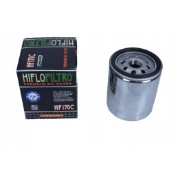 Hiflofiltro hf170c oil filter chrome harley davids