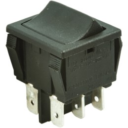 1 pcs - Arcolectric (Bulgin) Ltd DPDT, On-Off-On Rocker Switch Panel Mount