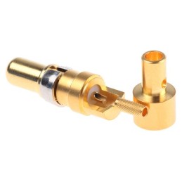 1 pcs - Molex, 173112 Series, size 8 Male Solder D-sub Connector Contact, Gold over Nickel Coaxial