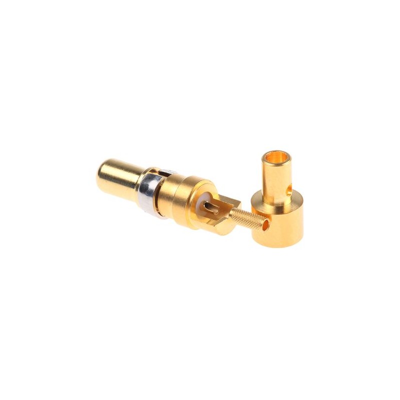 1 pcs - Molex, 173112 Series, size 8 Male Solder D-sub Connector Contact, Gold over Nickel Coaxial