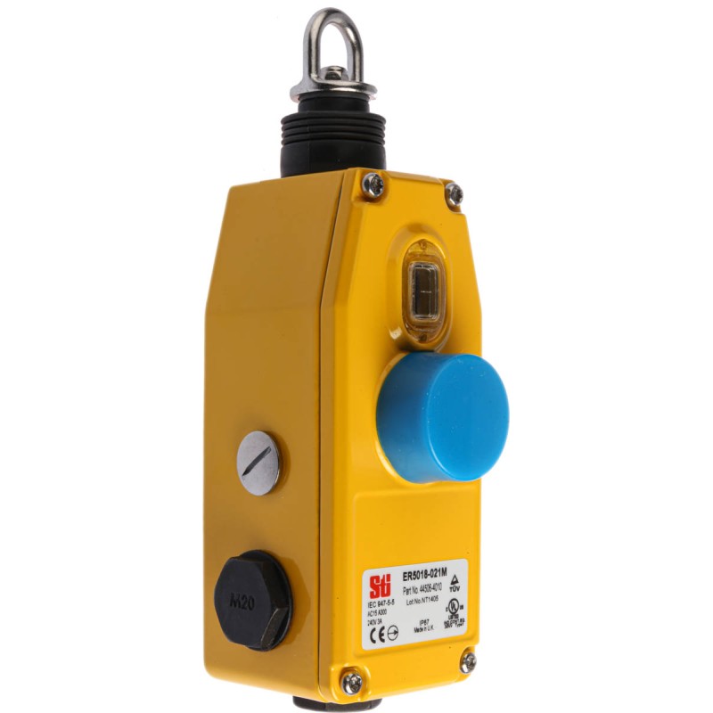 1 pcs - Omron ER Rope Pull Switch, 40m, NO/2NC, Straight