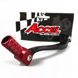 Accel gear shift lever honda crf 450r 02 08 aluminum black