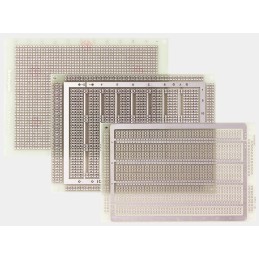1 pcs - Matrix Board FR1 1mm Holes, 2.54 x 2.54mm Pitch, 160 x 115 x 1.6mm