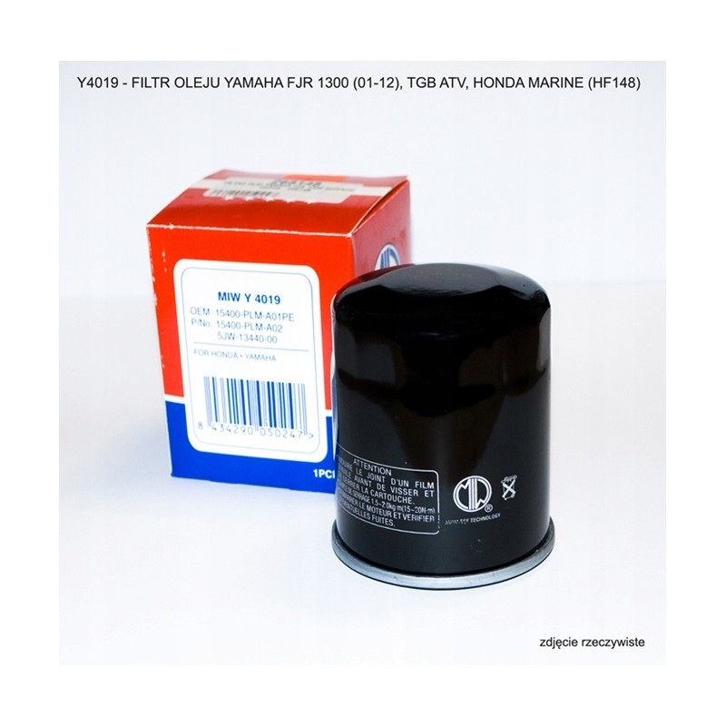 Miw meiwa oil filter yamaha fjr 1300 01 12 tgb atv honda marine hf1