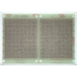 1 pcs - Single Sided Matrix Board FR1 1mm Holes, 2.54 x 2.54mm Pitch, 138 x 95 x 1.6mm