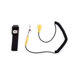 1 pcs - RS PRO ESD Grounding Wrist Strap & Cord Set With 10 mm Socket, 10 mm Stud