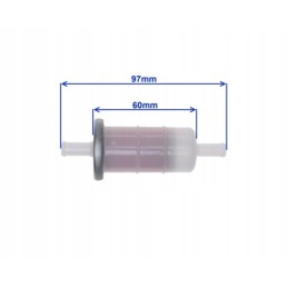 Fuel filter, 10mm paper insert, for Honda Yamaha
