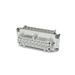 1 pcs - Amphenol Industrial Heavy Duty Power Connector Insert, 16A, Female, Heavy Mate C146 Series, 16+PE Contacts