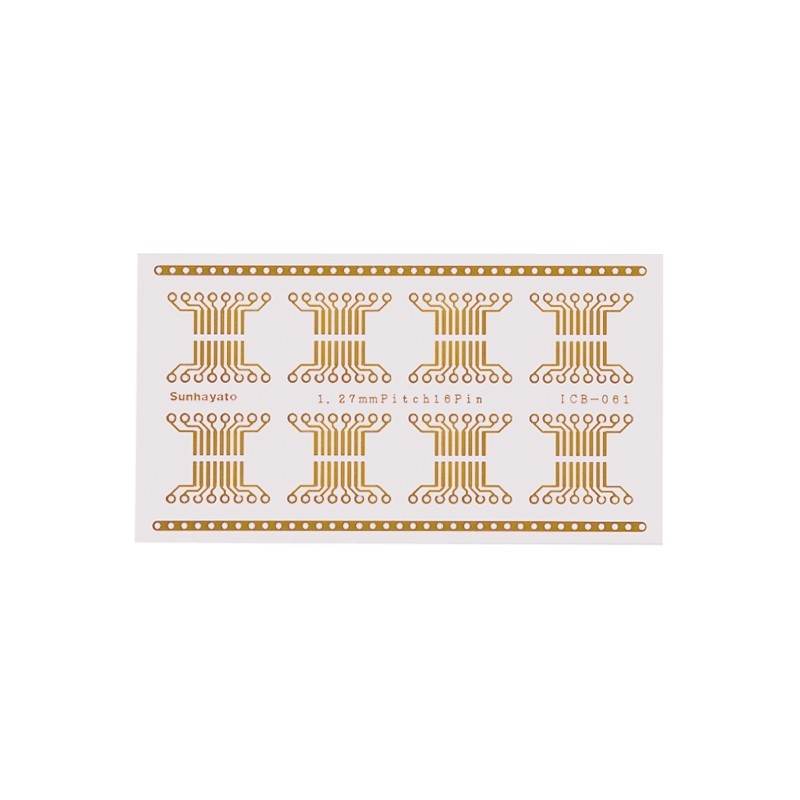 1 pcs - ICB-061, 16 Way Single Sided Extender Board Converter Board FR4 100 x 55 x 0.1mm