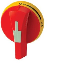 1 pcs - Socomec Red/Yellow Rotary Handle