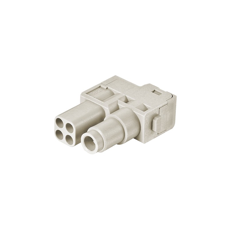 1 pcs - HARTING Heavy Duty Power Connector Module, 70A, Female, Han-Modular Series, 5 Contacts