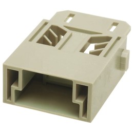 1 pcs - HARTING Heavy Duty Power Connector Module, 1A, Male, Han-Modular Series, 8 Contacts