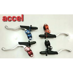 Accel clutch lever handle complete universal gold color cl 05g