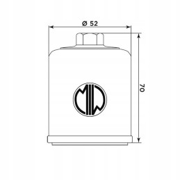 Miw meiwa oil filter polaris pgo hf197 50