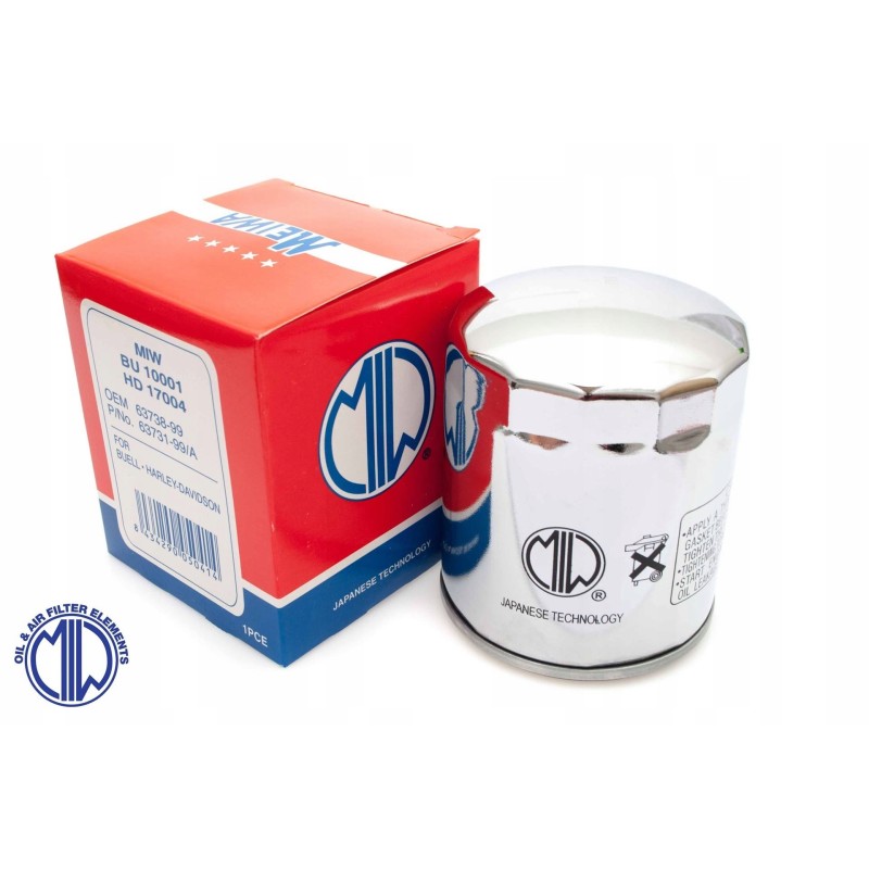 Miw meiwa oil filter harley davidson chrome hf171c 50