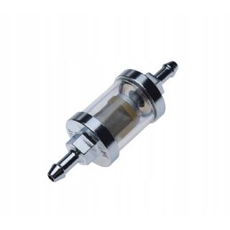 Fuel filter metal chrome motogeneric