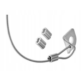 CNC foot brake lever securing cable