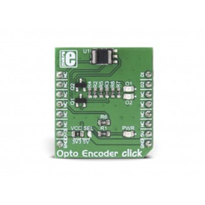1 pcs - MikroElektronika Opto Encoder Click TCUT1600X01 mikroBus Click Board MIKROE-2549