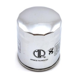 Miw meiwa harley davidson oil filter chrome