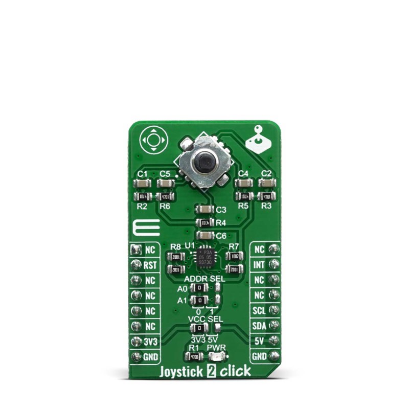 1 pcs - MikroElektronika Joystick 2 Click Development Kit for Mikroe-3711
