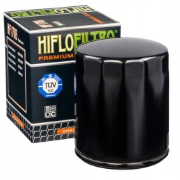 Hiflofiltro oil filter hf170b black harley hd