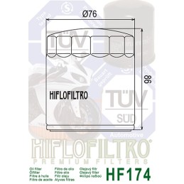 Hiflofiltro oil filter hf174b harley hd v rod