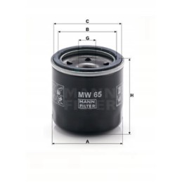 Oil filter suzuki motorcycles man mw65