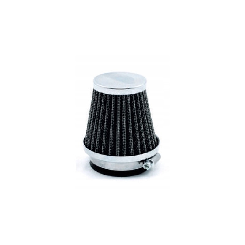 Miw conical air filter, chrome-plated, 35x60x50mm