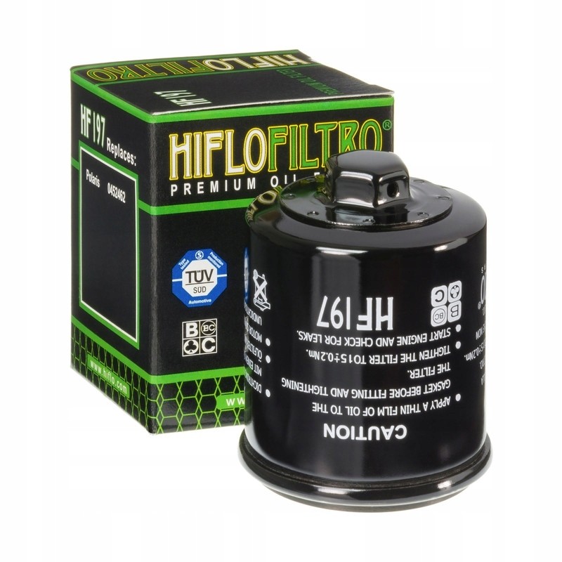 Hiflo oil filter hf 197 polaris pgo 50