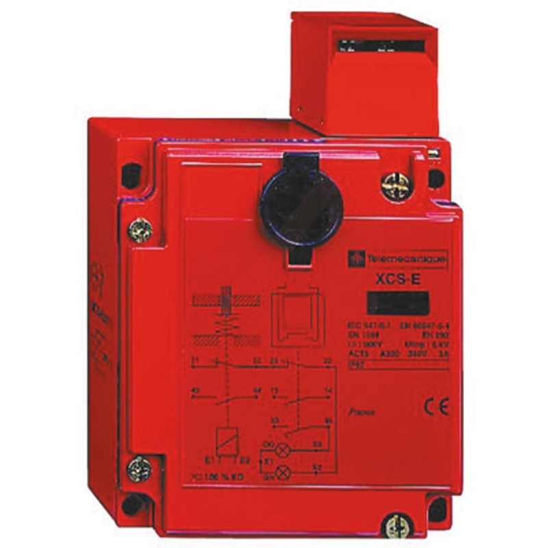 1 pcs - Telemecanique Sensors XCSE Series Solenoid Interlock Switch, 2NC/1NO, Actuator Included