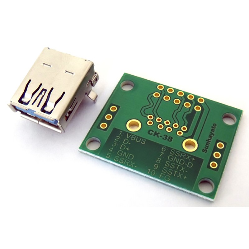 1 pcs - CK-38, Double Sided Extender Board Conversion Board CEM3 30.48 x 24.13 x 1.6mm